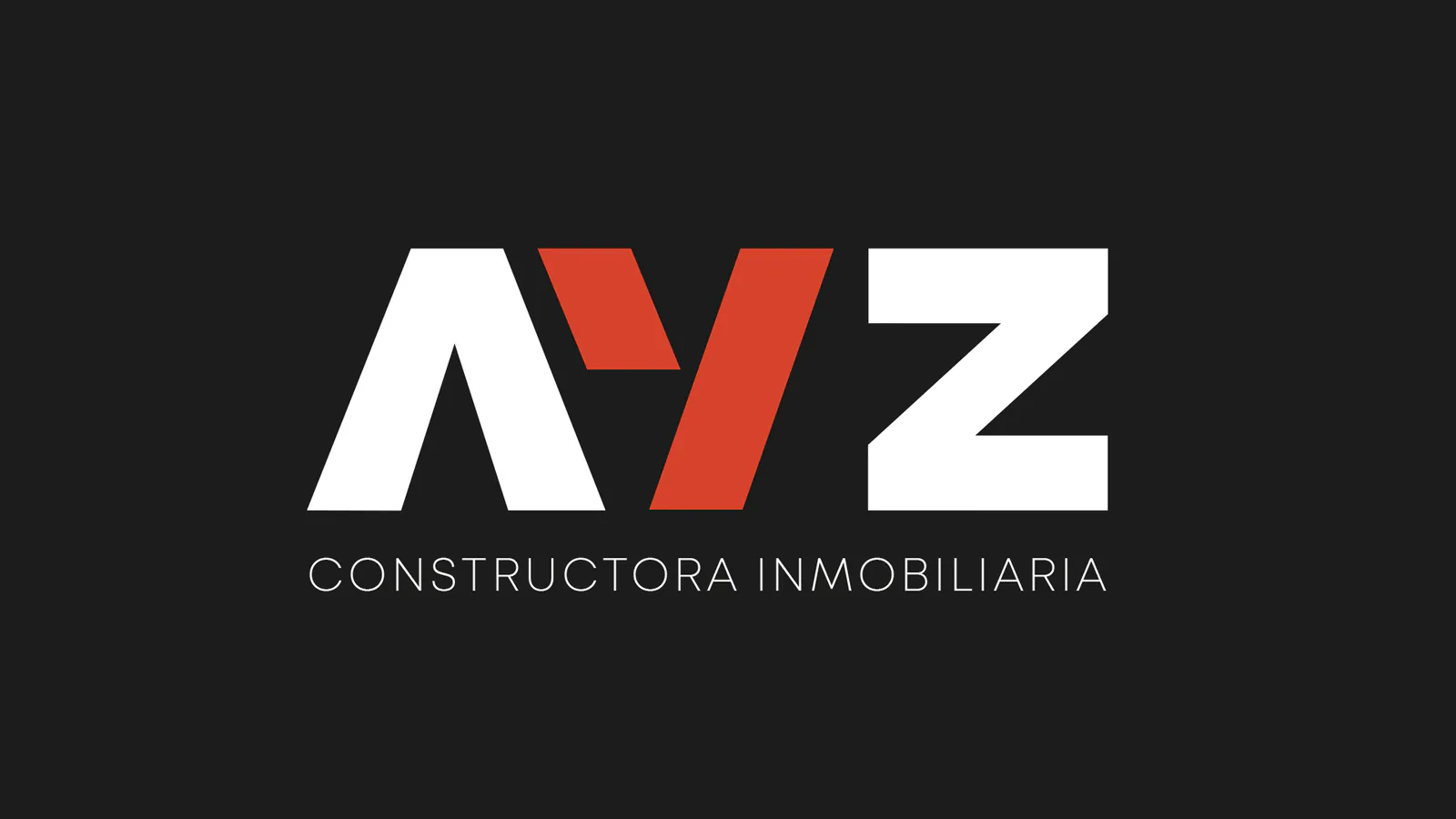 Logotipo principal AYZ Constructora Inmobiliaria diseñado por Follow Me Agency